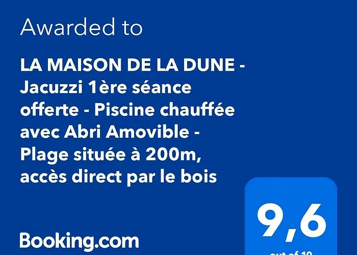 La Maison De La Dune: Beachfront Oasis With Jacuzzi And Heated Pool Guest house 5*